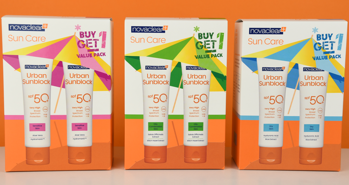 Novaclear Sunscreen 40ml - Sensitive skin (Buy 1 Get 1) Value Pack