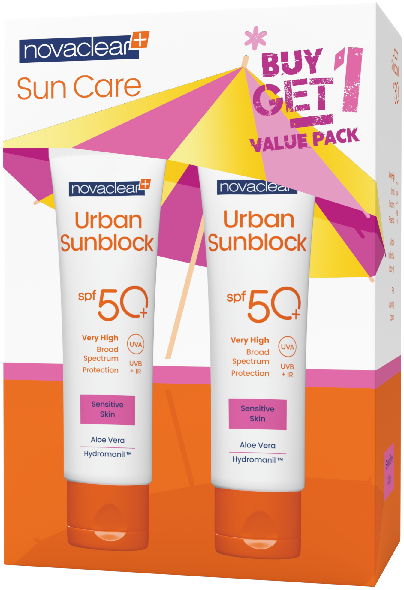 Novaclear Sunscreen Set Sensitive skin (1+1) - Novaclearbahrain.com